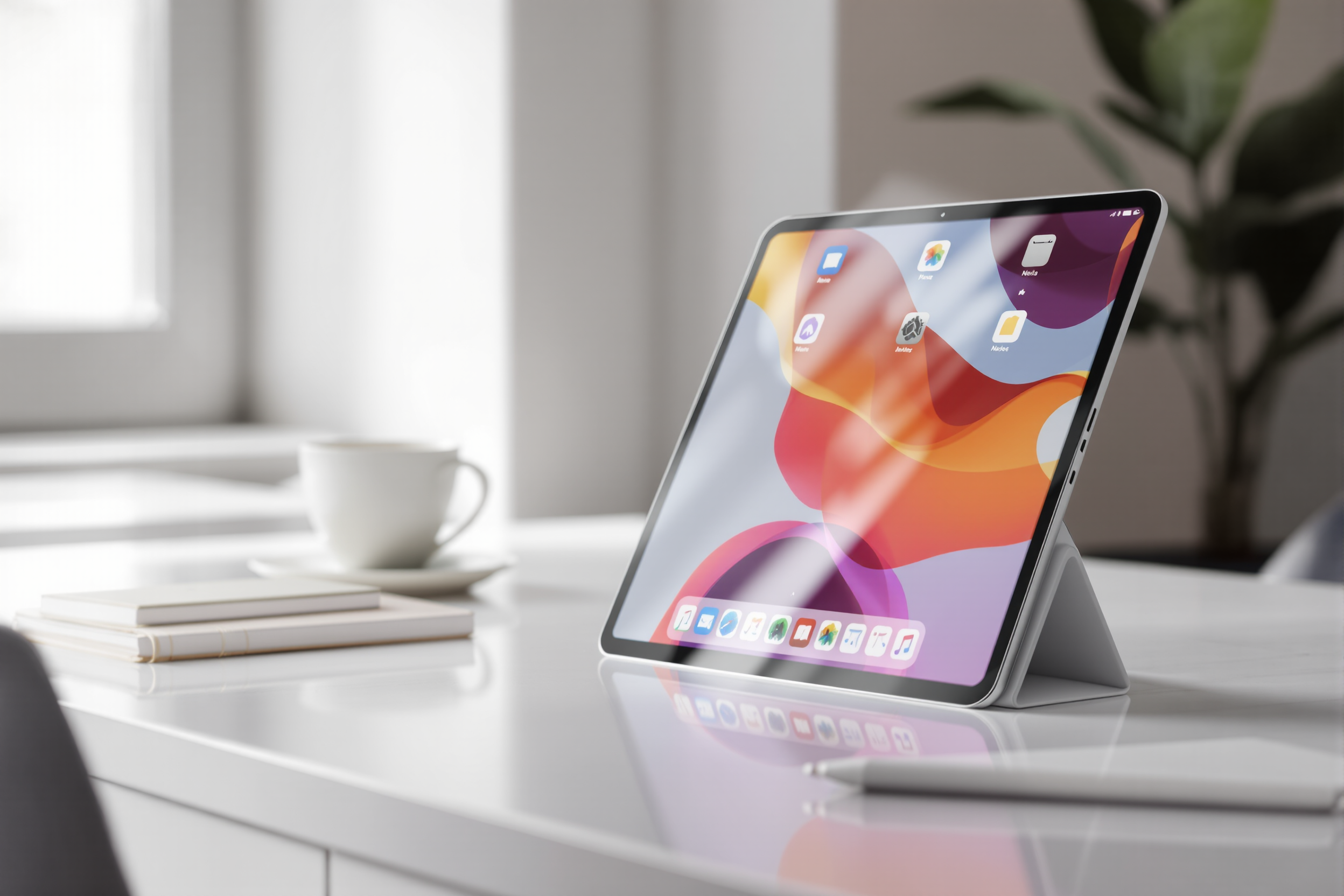 iPad Air M1 sur un bureau moderne