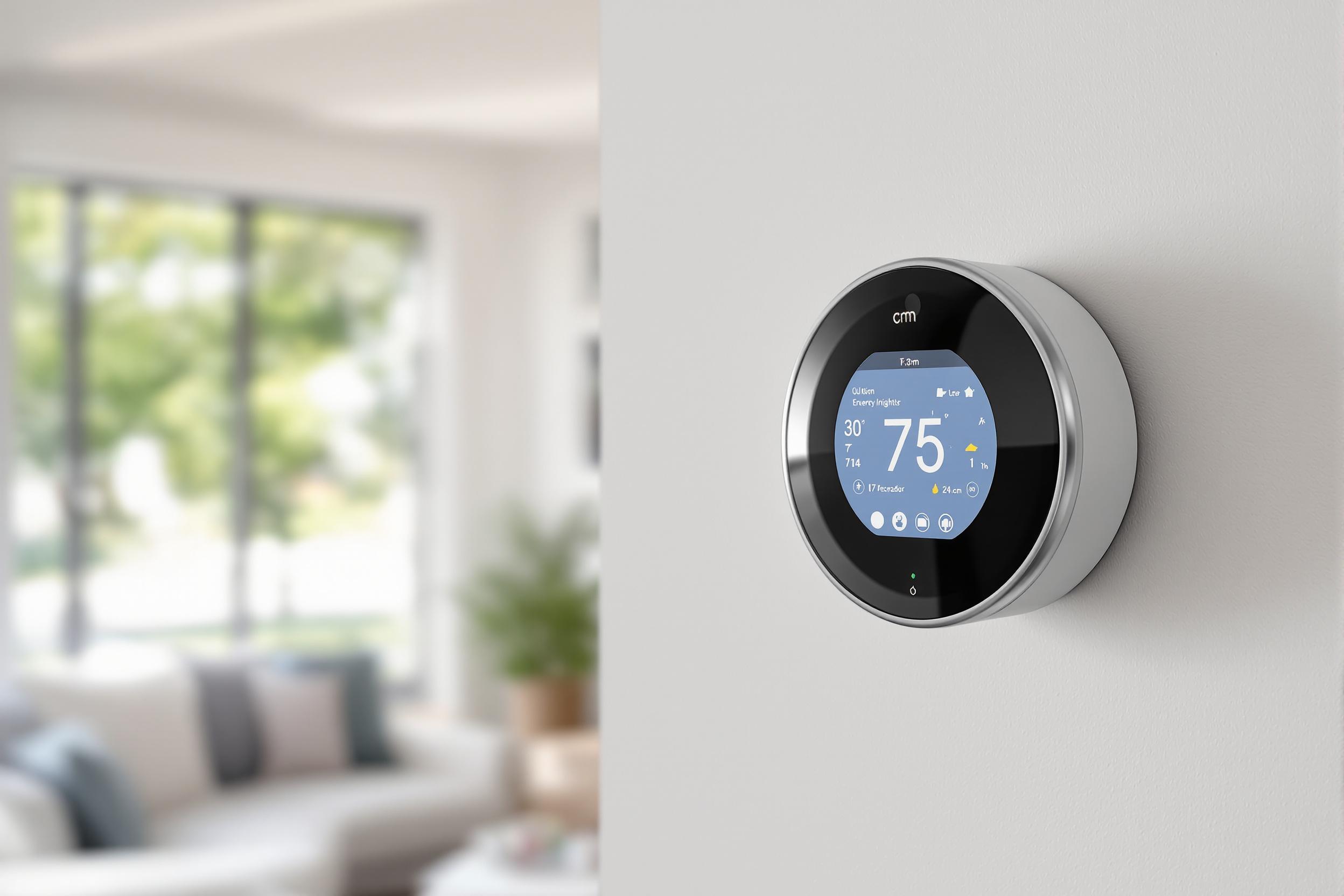 Modern smart thermostat