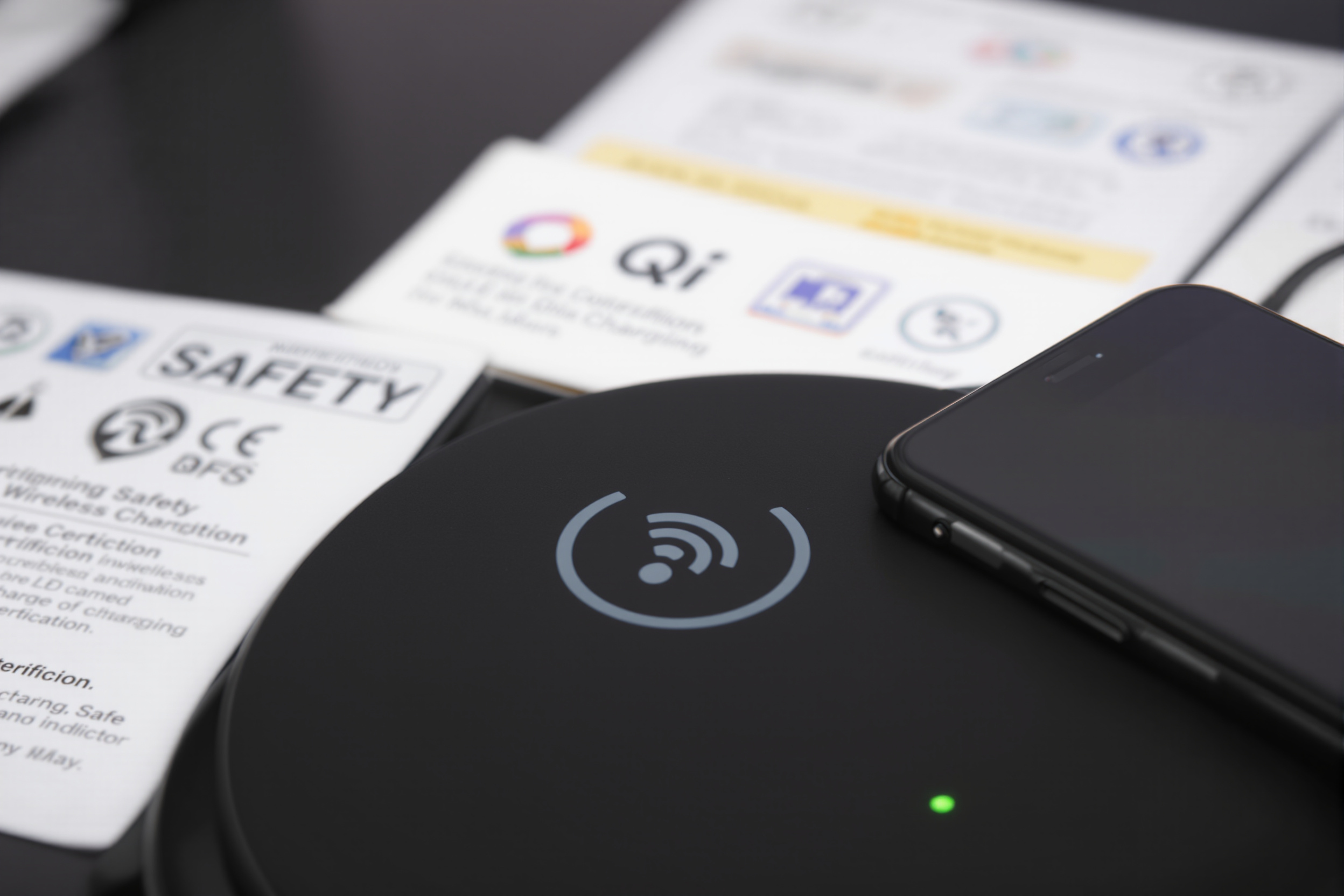 Chargeur sans fil avec certifications de sécurité