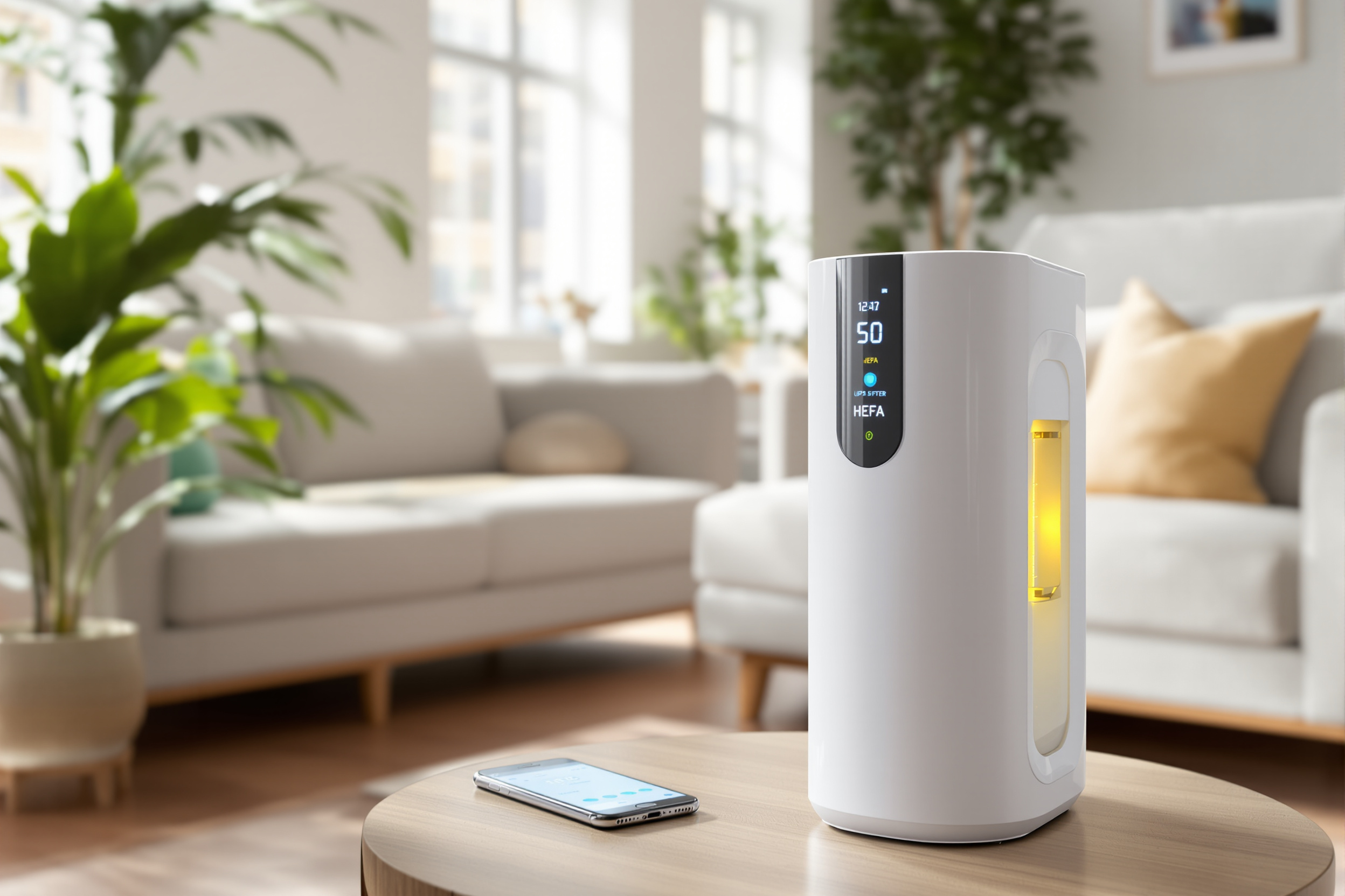 Comparatif des meilleurs purificateurs d'air connecté : filtres HEPA et fonctionnalités intelligentes